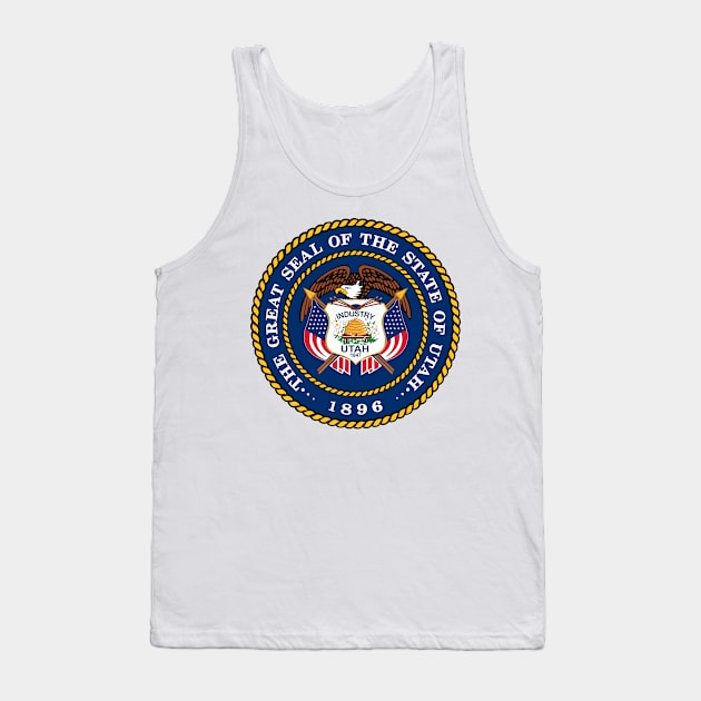 Seal of Utah Tank Top by Flags of the World